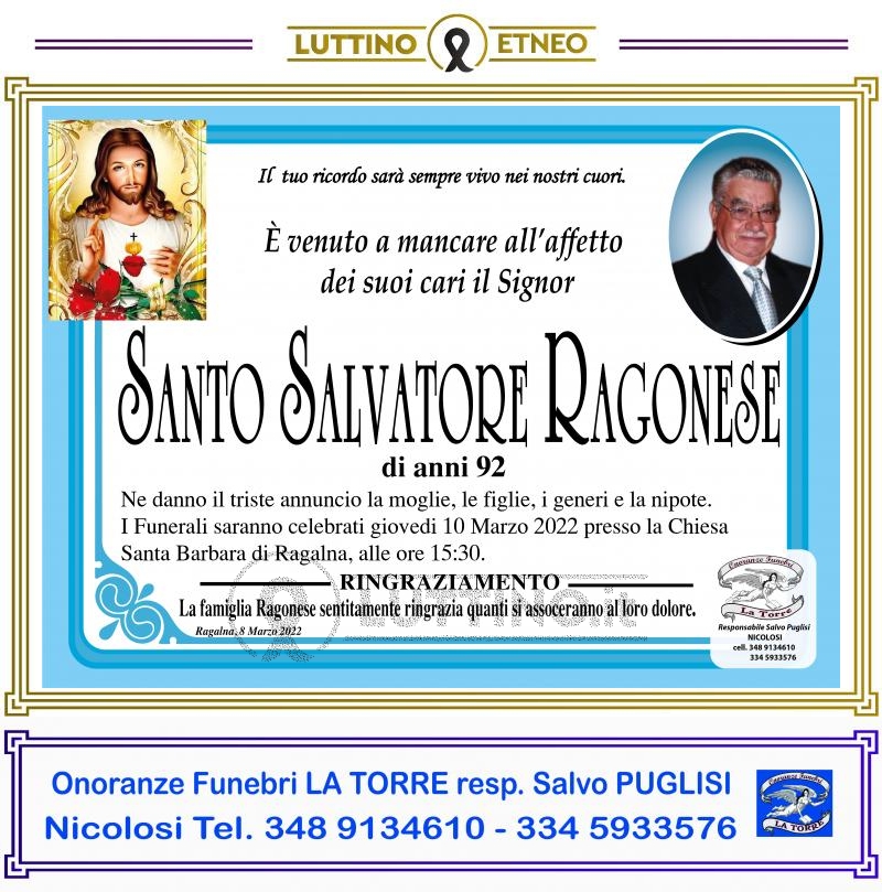 Santo Salvatore  Ragonese 